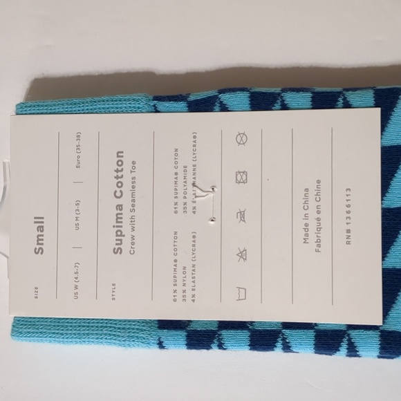 New MeUndies  3 pairs  Socks size Small W 4.5 M 3 supima cotton - Picture 4 of 7